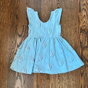 Monica and Andy Sparklers Fireworks Lets Dance Blue Dress | 18-24 Months